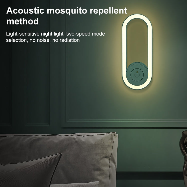 TS-06-13 Ultrasonic Mosquito Repellent Electronic Night Light Mosquito Repellent US Plug(Green) - Repellents by PMC Jewellery | Online Shopping South Africa | PMC Jewellery | Buy Now Pay Later Mobicred