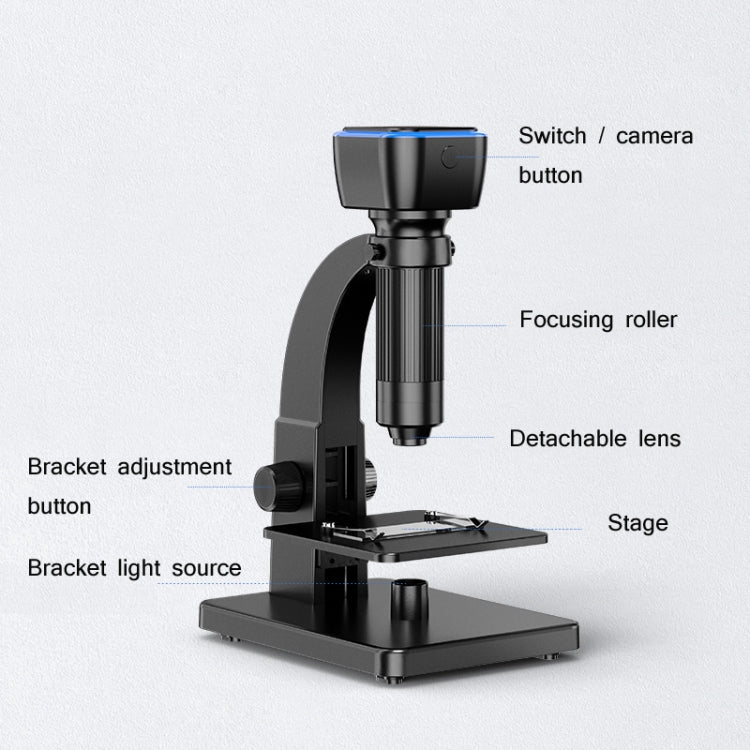 2000X WIFI High Magnification Biological Microscope USB HD Digital Magnifying Glass - Digital Microscope by PMC Jewellery | Online Shopping South Africa | PMC Jewellery | Buy Now Pay Later Mobicred