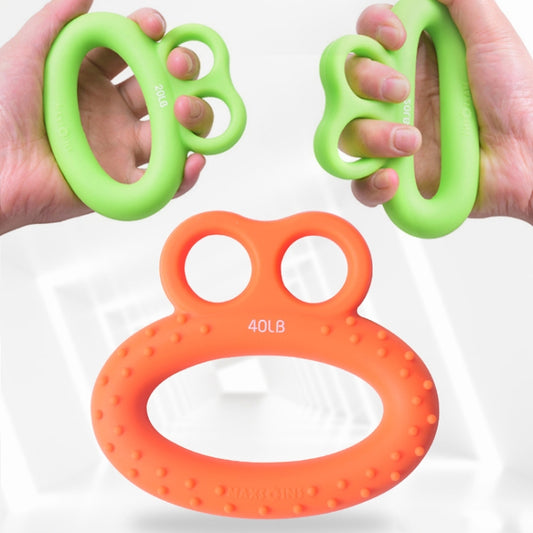 MAXSOINS MXO-DOUBLE-001 Frog Shape Finger Grip Training Device Finger Grip Ring, Specification: 40LB (Double-sided Orange) - Fitness Equipments by PMC Jewellery | Online Shopping South Africa | PMC Jewellery | Buy Now Pay Later Mobicred