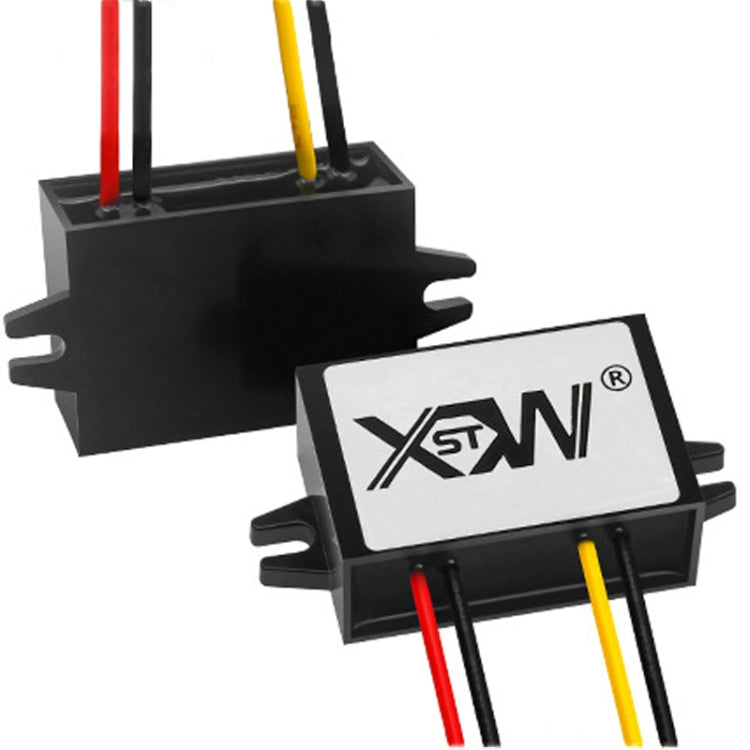 XWST DC 12/24V To 5V Converter Step-Down Vehicle Power Module, Specification: 12/24V To 5V 8A Medium Rubber Shell -  by PMC Jewellery | Online Shopping South Africa | PMC Jewellery | Buy Now Pay Later Mobicred
