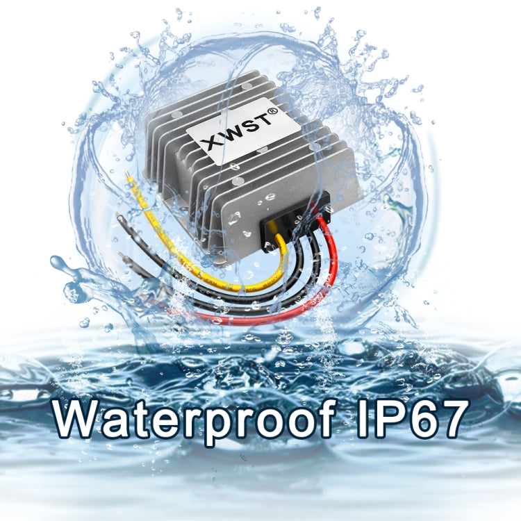 XWST DC 12/24V To 5V Converter Step-Down Vehicle Power Module, Specification: 12/24V To 5V 15A Large Aluminum Shell -  by PMC TechLife | Online Shopping South Africa | PMC TechLife