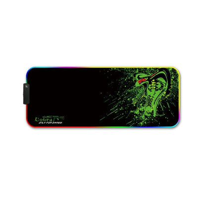 300x800x4mm F-01 Rubber Thermal Transfer RGB Luminous Non-Slip Mouse Pad(Brontosaurus) - Mouse Pads by PMC Jewellery | Online Shopping South Africa | PMC Jewellery | Buy Now Pay Later Mobicred