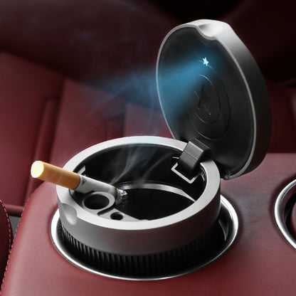 BEN.JACK Ashtray With Cover Personality Multi-Function Universal Car Ashtray(Dark Gray) - Ashtrays by BEN.JACK | Online Shopping South Africa | PMC Jewellery | Buy Now Pay Later Mobicred