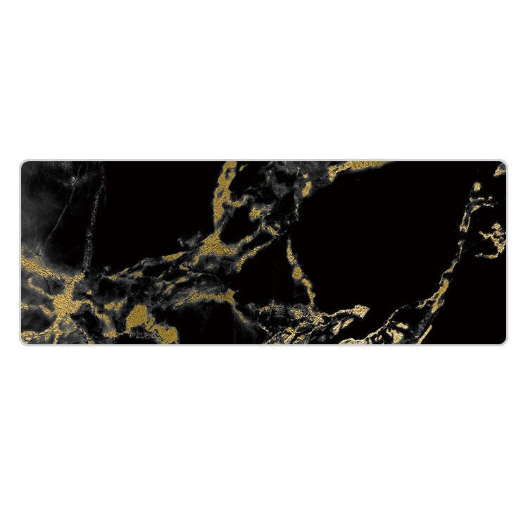 400x900x5mm Marbling Wear-Resistant Rubber Mouse Pad(Black Gold Marble) - Mouse Pads by PMC Jewellery | Online Shopping South Africa | PMC Jewellery | Buy Now Pay Later Mobicred