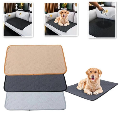 100x67cm Car Pet Injection Pad Waterproof Pad Cat Dog Sofa Waterproof Diapholic Carpet Water Absorbing Pad(Light Grey) - Seat Accessories by PMC Jewellery | Online Shopping South Africa | PMC Jewellery | Buy Now Pay Later Mobicred