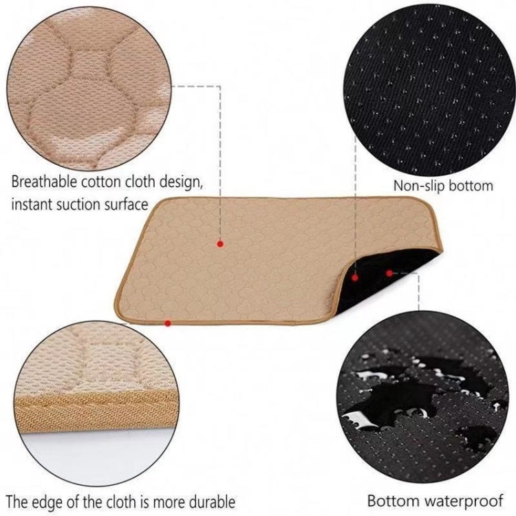 100x67cm Car Pet Injection Pad Waterproof Pad Cat Dog Sofa Waterproof Diapholic Carpet Water Absorbing Pad(Gray) - Seat Accessories by PMC Jewellery | Online Shopping South Africa | PMC Jewellery | Buy Now Pay Later Mobicred