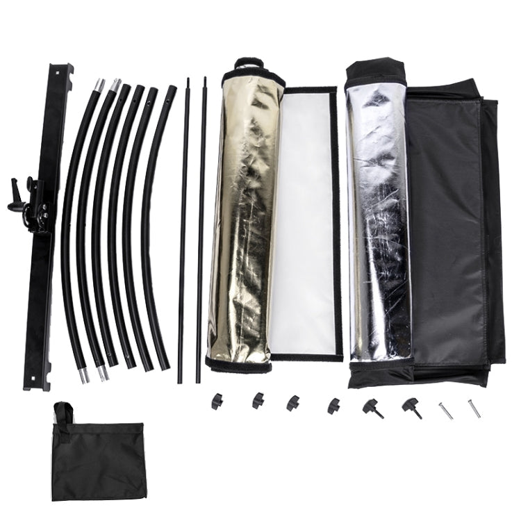 FOMITO U-Shaped Curved  Photo Studio Reflector Board 4 In 1 Gold Silver White Black Reflective Board -  by PMC TechLife | Online Shopping South Africa | PMC TechLife | Buy Now Pay Later Mobicred