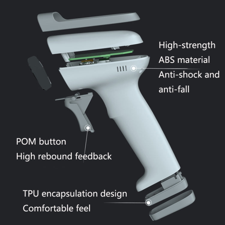 Deli 14881S Handheld Scanner Supermarket Express Single Wireless Scanner(White) - free shipping - PMC Jewellery - Order now!
