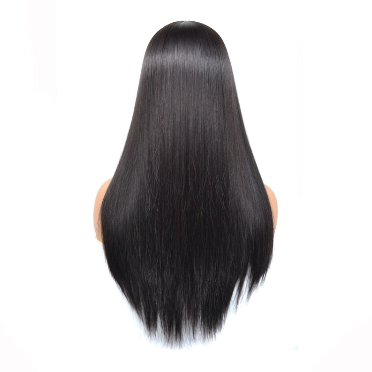 Women Medium Haircut Bleaching And Dyeing Long Straight Wigs(Black Brown) - free shipping - PMC TechLife - Order now!