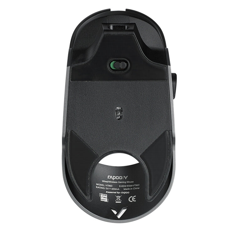 Rapoo VT960 1600 DPI 7 Keys Dual Mode Macro Programmable Symphony RGB Backlit Wireless Gaming Mouse(Black) - free shipping - PMC Jewellery - Order now!