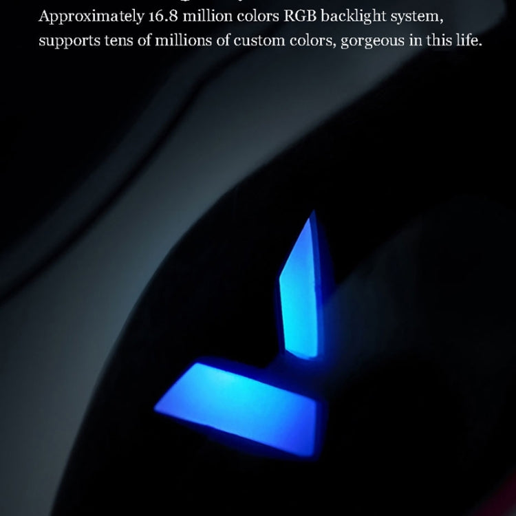 Rapoo VT960 1600 DPI 7 Keys Dual Mode Macro Programmable Symphony RGB Backlit Wireless Gaming Mouse(Black) - free shipping - PMC Jewellery - Order now!