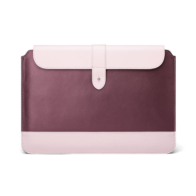 Horizontal Microfiber Color Matching Notebook Liner Bag, Style: Liner Bag (Wine Red), Applicable Model: 13  -14 Inch - 13.3 inch by PMC Jewellery | Online Shopping South Africa | PMC Jewellery | Buy Now Pay Later Mobicred