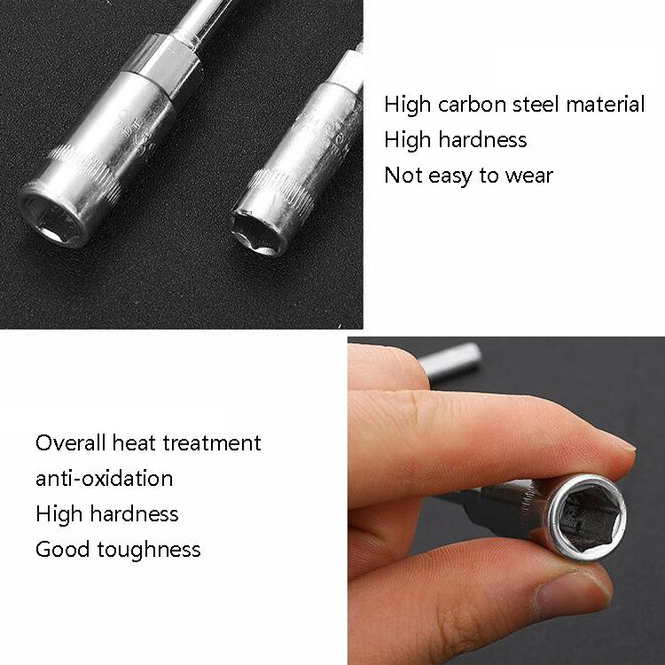 T-Wrench Car Assembly Repair Sleeve Wrench Hexagon Lengthening Socket, Specification: 6mm - Hand Tool Sets by PMC TechLife | Online Shopping South Africa | PMC TechLife | Buy Now Pay Later Mobicred