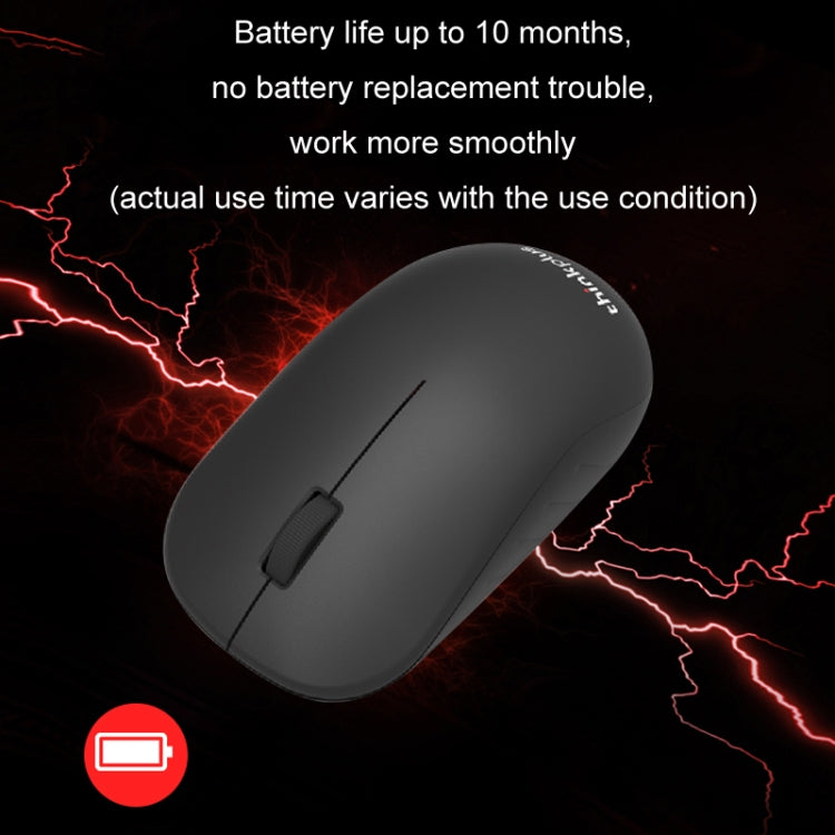 Lenovo Thinkplus WL80 Business Portable Ergonomic Wireless Mouse - Wireless Mice by Lenovo | Online Shopping South Africa | PMC Jewellery | Buy Now Pay Later Mobicred