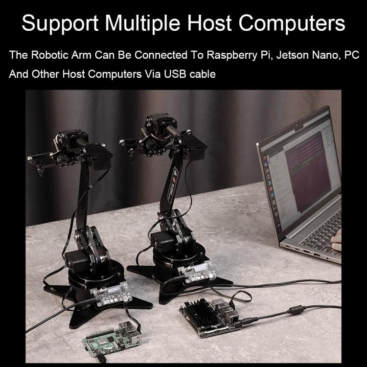 Waveshare High-Torque Serial Bus Servo, Desktop Robotic Arm Kit, Based On ESP32, 5-DOF, Plug:US Plug - free shipping - PMC Jewellery - Order now!