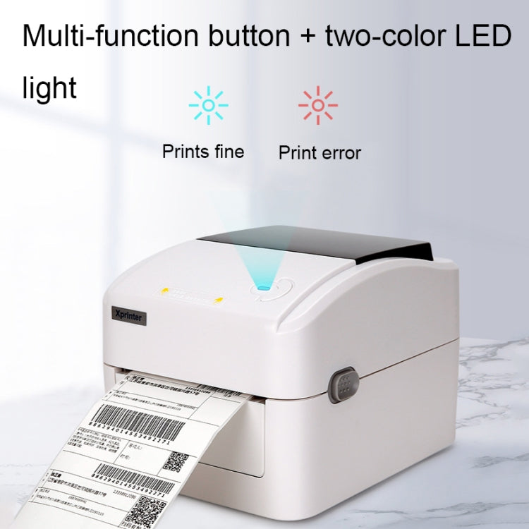 Xprinter XP-420B 108mm Express Order Printer Thermal Label Printer, Style:USB+WIFI(UK Plug) - Printer by Xprinter | Online Shopping South Africa | PMC Jewellery | Buy Now Pay Later Mobicred