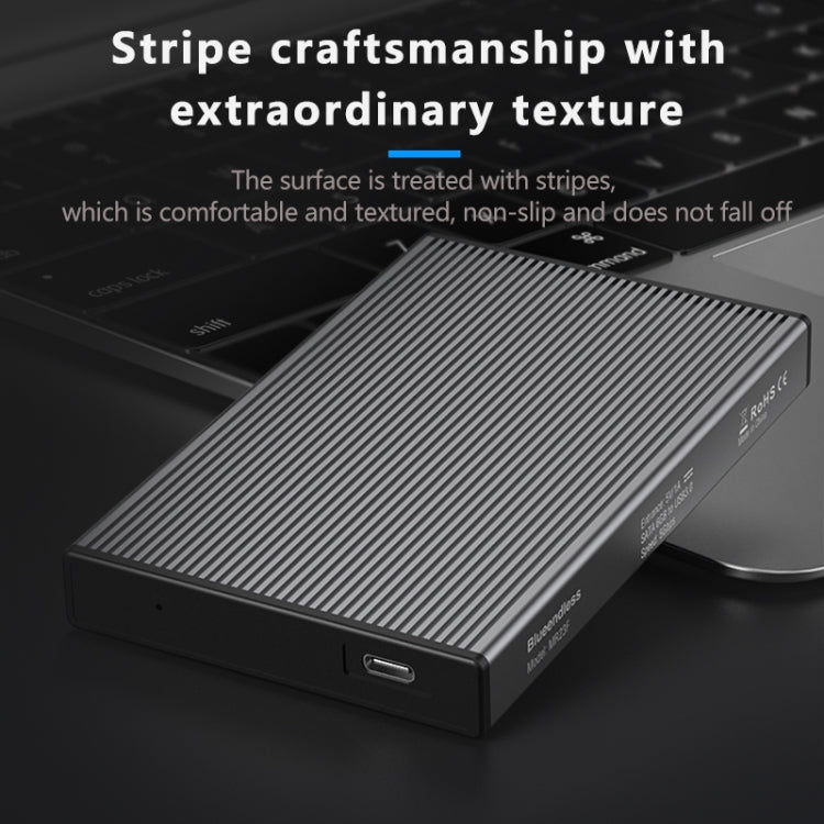 Blueendless 2.5 inch Mobile Hard Disk Box SATA Serial Port USB3.0 Free Tool SSD, Style: MR23F -A Port - free shipping - PMC Jewellery - Order now!
