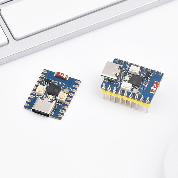 Waveshare 2.4GHz ESP32-C3 Mini Development Board, Based ESP32-C3FN4 Single-core Processor with Header - free shipping - PMC TechLife - Order now!