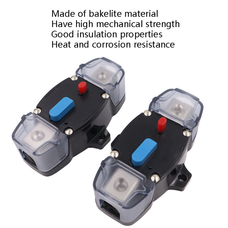 CB8 Car Route Yacht Ship Audio Refit Automatic Circuit Breaker Power Circuit Protection Insurance Switch, Specification: 80A - Fuse by PMC TechLife | Online Shopping South Africa | PMC TechLife | Buy Now Pay Later Mobicred
