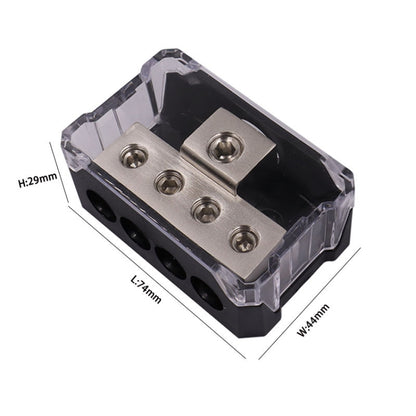 Car Audio Power Amplifier One Point Four Junction Box Hub Splitter(DB29) - Car Amplifiers by PMC Jewellery | Online Shopping South Africa | PMC Jewellery | Buy Now Pay Later Mobicred