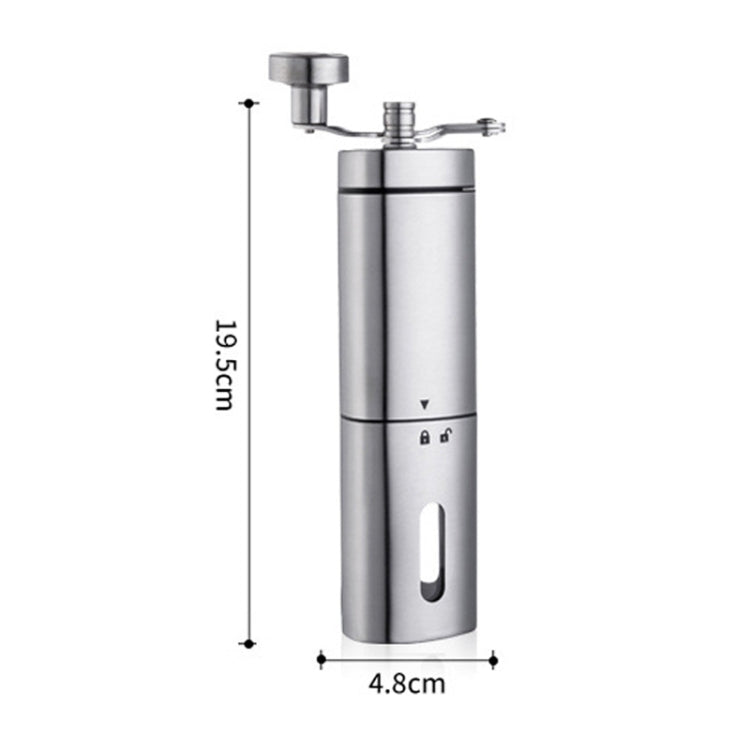 Household Stainless Steel Hand-Cranked Coffee Machine Grinder(Transparent Model) - free shipping - PMC TechLife - Order now!