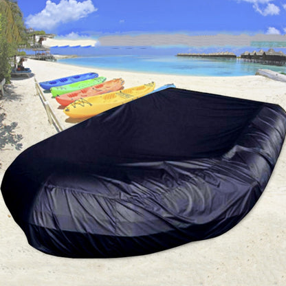 Waterproof Dust-Proof And UV-Proof Inflatable Rubber Boat Protective Cover Kayak Cover, Size: 330x94x46cm(Black) - Marine Accessories & Parts by PMC Jewellery | Online Shopping South Africa | PMC Jewellery | Buy Now Pay Later Mobicred