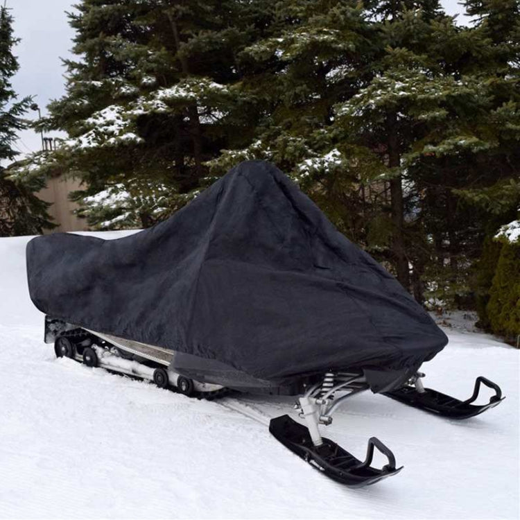 Outdoor Snowmobile Waterproof And Dustproof Cover UV Protection Winter Motorcycle Cover, Size: 292x130x121cm(Black) - Raincoat by PMC Jewellery | Online Shopping South Africa | PMC Jewellery | Buy Now Pay Later Mobicred