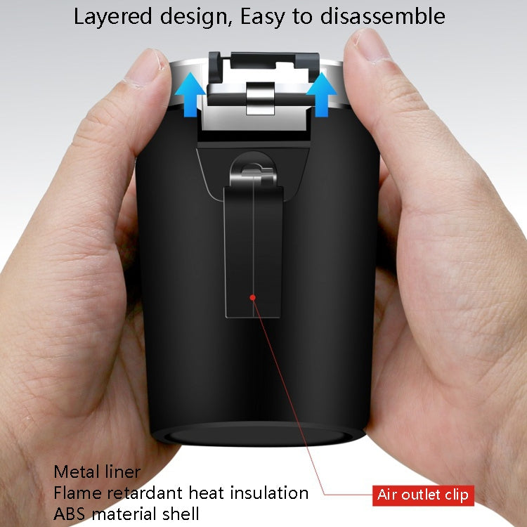 2 PCS  Car Ashtray With Cover Hanging Invisible With LED Light Car Ashtray(Board) - Ashtrays by PMC TechLife | Online Shopping South Africa | PMC TechLife | Buy Now Pay Later Mobicred