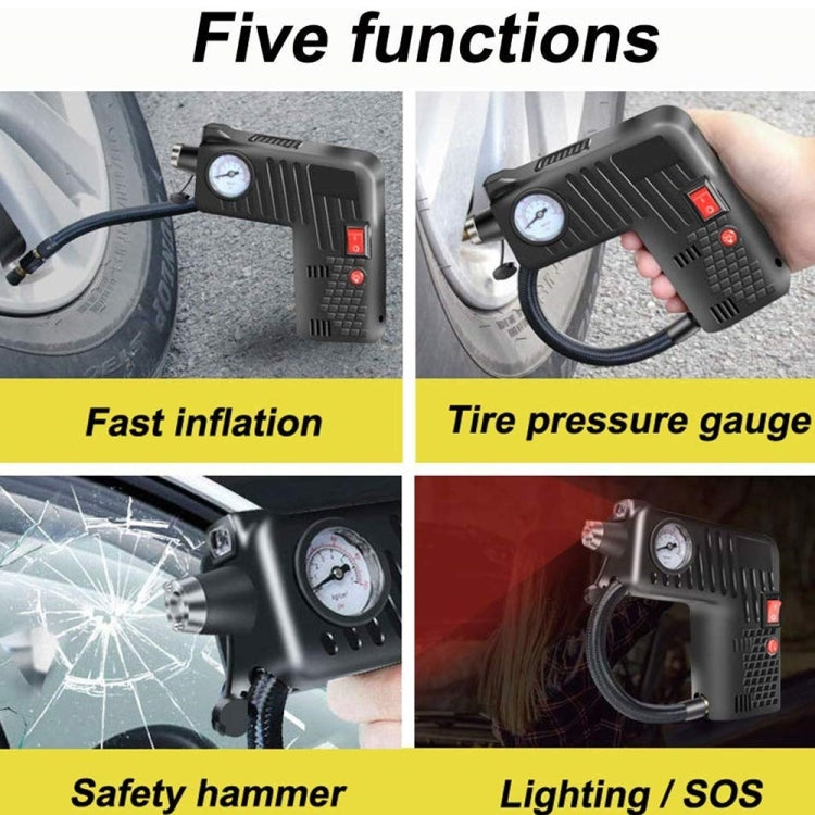 YX-301 12V Multi-Function Car Electric Portable Hand-Held Inflatable Pump(Green) - Inflatable Pump by PMC TechLife | Online Shopping South Africa | PMC TechLife