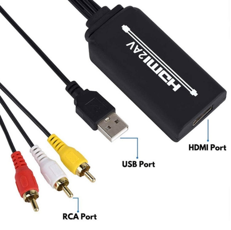 RL-HTAL1 HDMI to AV Converter Specification： Male to Male Confinement + HDMI Converter - Converter by PMC Jewellery | Online Shopping South Africa | PMC Jewellery | Buy Now Pay Later Mobicred