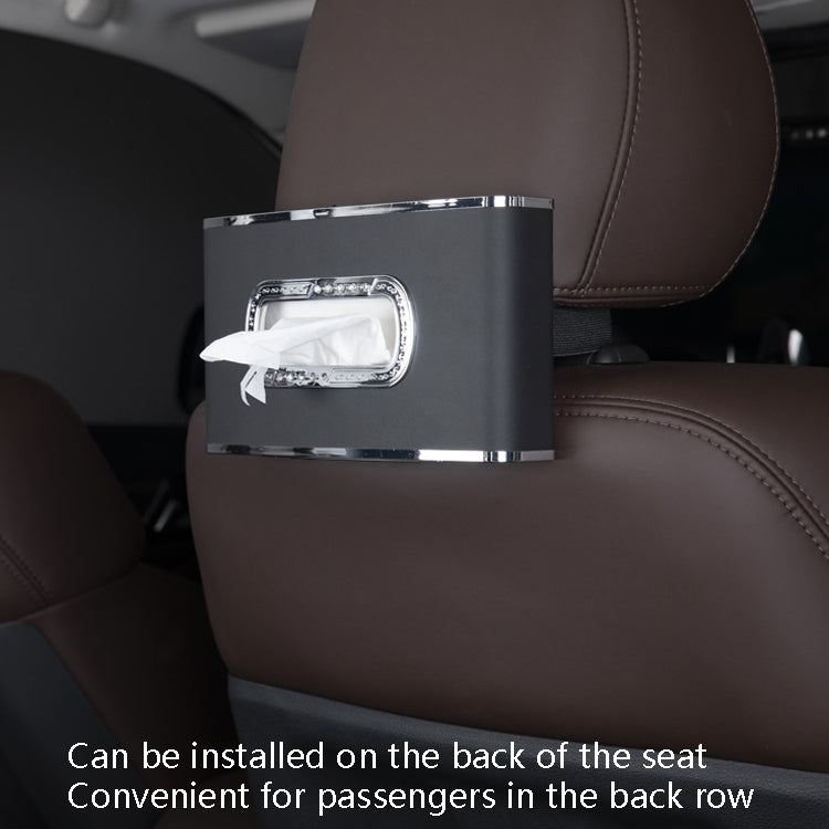 Car Clock Tissue Box Multi-Function Vehicle Instrument Table Paper Towel Box, Style: Clock+Parking Card (Agate) - Tissue Boxes by PMC TechLife | Online Shopping South Africa | PMC TechLife | Buy Now Pay Later Mobicred