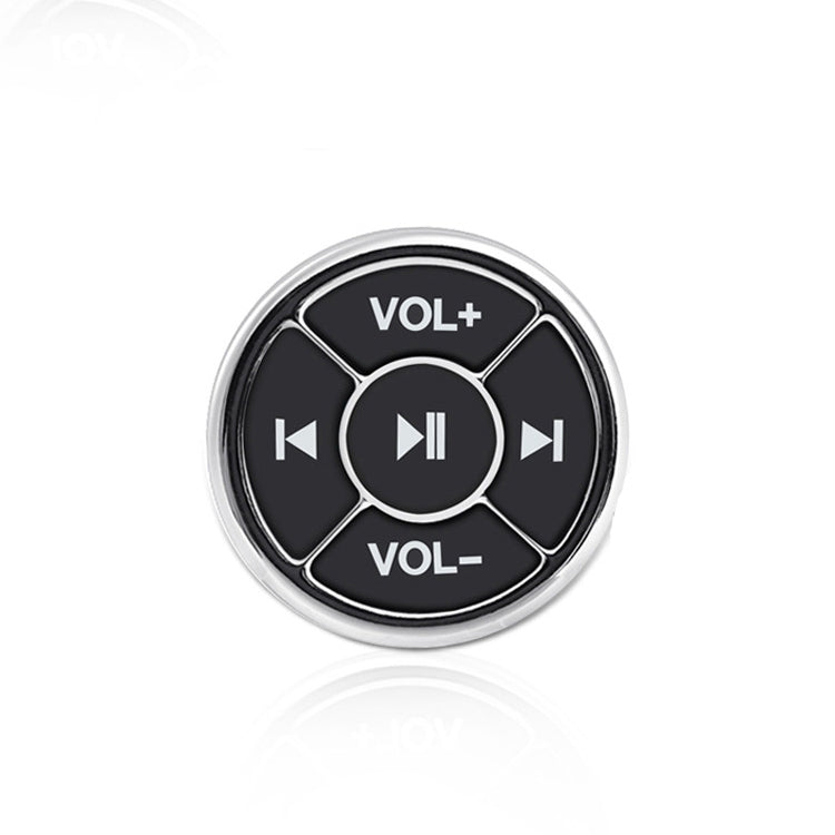 Car Mobile Phone Remote Control Bluetooth Wireless Multimedia Button Remote Control Music Playback Selfie, Colour: Silver - Bluetooth Car Kits by PMC Jewellery | Online Shopping South Africa | PMC Jewellery | Buy Now Pay Later Mobicred