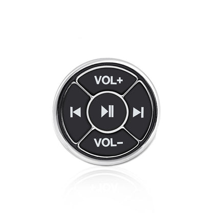 Car Mobile Phone Remote Control Bluetooth Wireless Multimedia Button Remote Control Music Playback Selfie, Colour: Silver - Bluetooth Car Kits by PMC Jewellery | Online Shopping South Africa | PMC Jewellery | Buy Now Pay Later Mobicred