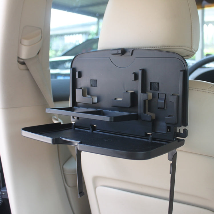 Car Seat Back Sundries And Beverage Storage Tray(Brown) - Car Drink Holders by PMc TechLife | Online Shopping South Africa | PMc TechLife | Buy Now Pay Later Mobicred