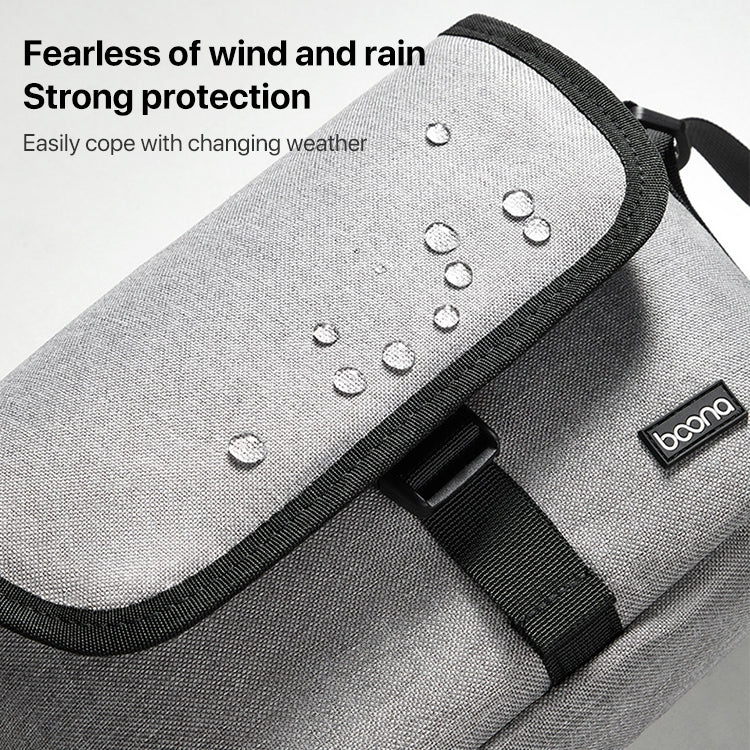 Baona BN-H013 Camera Shoulder Bag SLR Lens Storage Handbag(Light-Thin Black) - free shipping - PMC TechLife - Order now!