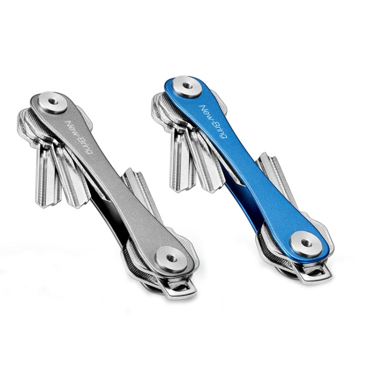 New Bring Mini Keychain Emergency Tool Multifunctional Portable Car Accessories Metal Key Storage Device(Gray Lengthening) - Key Rings by PMC TechLife | Online Shopping South Africa | PMC TechLife | Buy Now Pay Later Mobicred