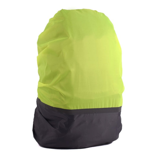 2 PCS Outdoor Mountaineering Color Matching Luminous Backpack Rain Cover, Size: M 30-40L(Gray + Fluorescent Green) - Rain Cover Bags by PMC Jewellery | Online Shopping South Africa | PMC Jewellery | Buy Now Pay Later Mobicred