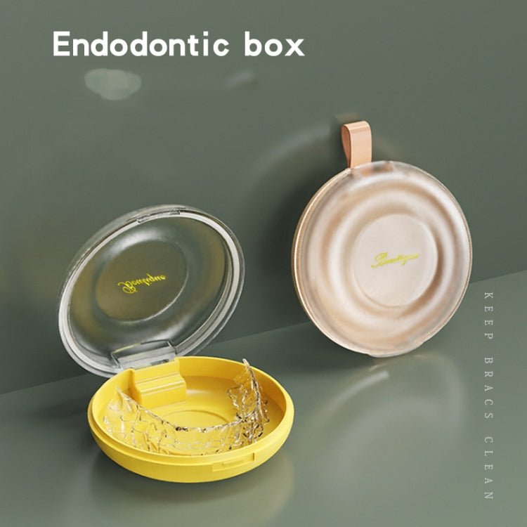 Household Denture Braces Box Orthodontic Storage Box(Yellow) - free shipping - PMc TechLife - Order now!