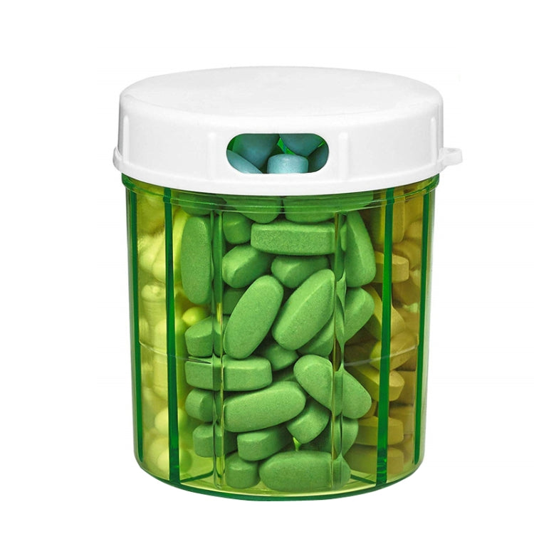 S-052 Round Transparent Plastic Pill Box Storage Box(9x9x10cm) - free shipping - PMC TechLife - Order now!