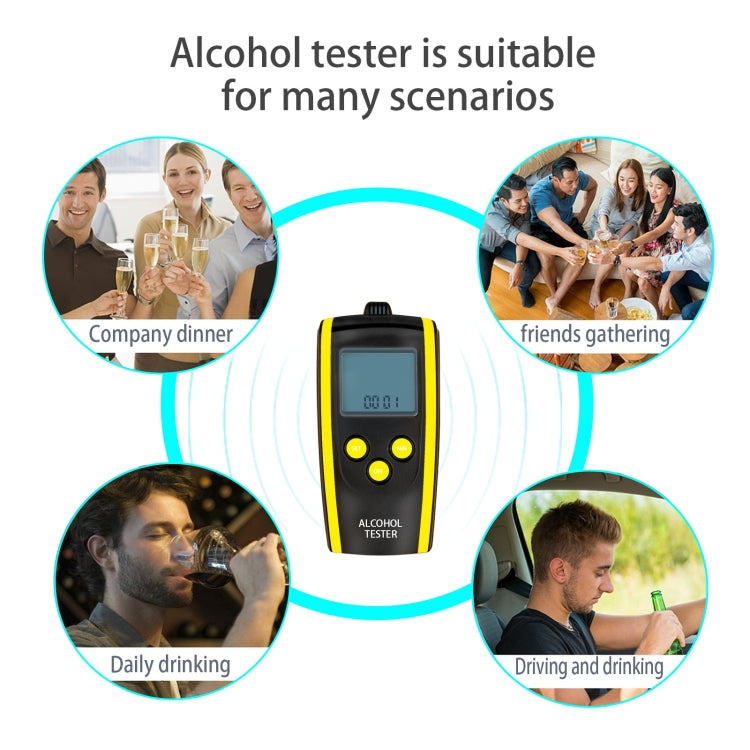 HT-611 Alcohol Tester High Resolution Audio Breathing Alcohol Tester - Breath Alcohol Tester by PMC TechLife | Online Shopping South Africa | PMC TechLife | Buy Now Pay Later Mobicred