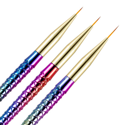 Manicure Smudge Pen Gradient Mermaid Painted Phototherapy Drawing Pen(9cm Hook Line Pen) - Nail Art Equipment by PMC Jewellery | Online Shopping South Africa | PMC Jewellery | Buy Now Pay Later Mobicred