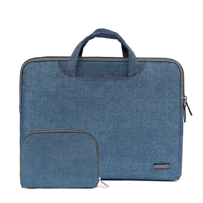 LiSEN LS-116 Simple Laptop Bag Business Laptop Liner Bag, Size: 13.3 inch(Snowflake Nylon Dark Blue) - 13.3 inch by LiSEN | Online Shopping South Africa | PMC Jewellery | Buy Now Pay Later Mobicred