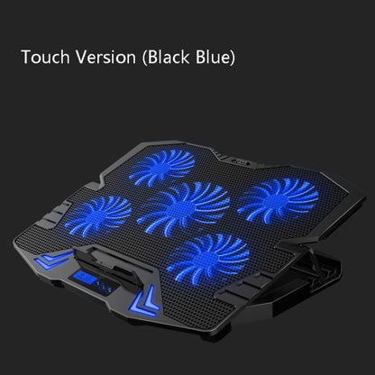 ICE COOREL K5 Laptop Radiator Computer Cooling Bracket, Colour: Touch Version (Black Blue) - Cooling Pads by ICE COOREL | Online Shopping South Africa | PMC Jewellery | Buy Now Pay Later Mobicred