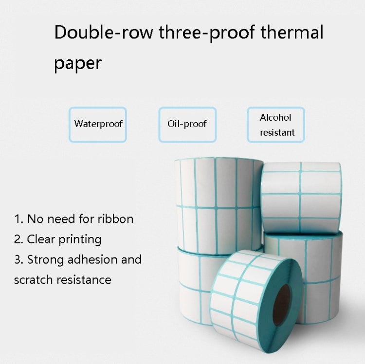 Sc5030 Double-Row Three-Proof Thermal Paper Waterproof Barcode Sticker, Size: 50 x 30 mm (3000 Pieces) - Printing Paper by PMC TechLife | Online Shopping South Africa | PMC TechLife | Buy Now Pay Later Mobicred