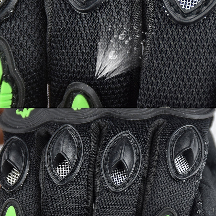 GHOST RACING GR-ST04 Motorcycle Gloves Anti-Fall Full Finger Riding Touch Gloves, Size: XXL(Green) - free shipping - PMC TechLife - Order now!