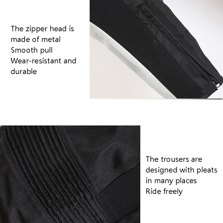 GHOST RACING GR-K06 Motorcycle Riding Trousers Racing Motorcycle Anti-Fall Windproof Keep Warm Pants, Size: M(Black) - free shipping - PMC TechLife - Order now!