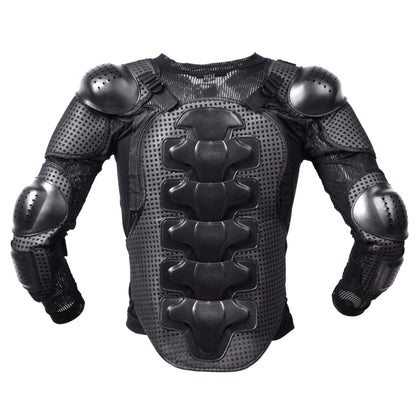 GHOST RACING F060 Motorcycle Armor Suit Riding Protective Gear Chest Protector Elbow Pad Fall Protection Suit, Size: XXXL(Black) - Protective Gear by GHOST RACING | Online Shopping South Africa | PMC Jewellery | Buy Now Pay Later Mobicred