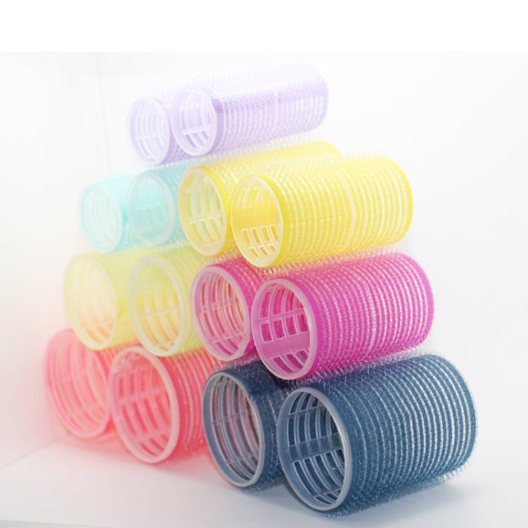 12 PCS/Set Self-Adhesive Curling Iron Hair Core Fluffy Hairdressing Tool���Random Colour Delivery, Specification: 63x48mm - free shipping - PMC TechLife - Order now!