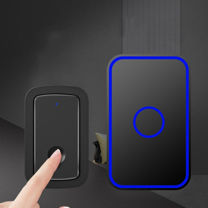 CACAZI A19 1 For 5 Wireless Music Doorbell without Battery, Plug:US Plug(Black) - Wireless Doorbell by CACAZI | Online Shopping South Africa | PMC Jewellery