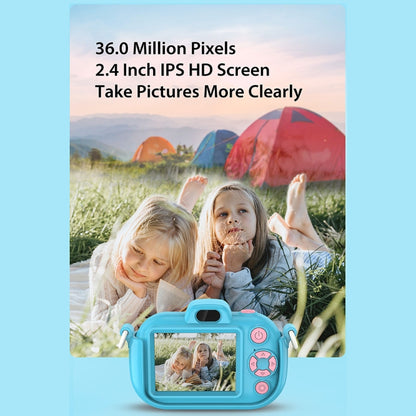 DC502 2.4-Inch 16X Zoom 2.7K Video Recording Children Digital Camera, Color: Yellow + 32G(EU Plug) - Children Cameras by PMC Jewellery | Online Shopping South Africa | PMC Jewellery | Buy Now Pay Later Mobicred